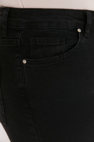 Jean skinny taille haute - Noir