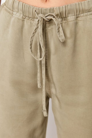 Pantalon taille haute - Kaki
