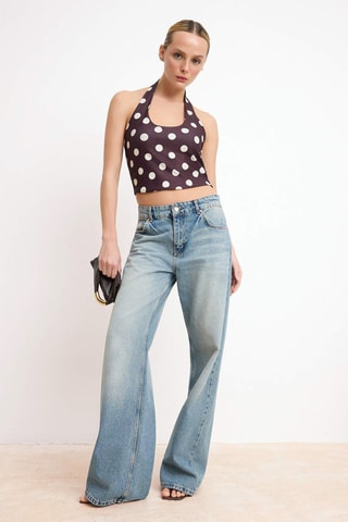 Crop top - Marron