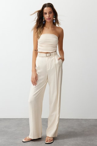 Crop top bustier - Beige