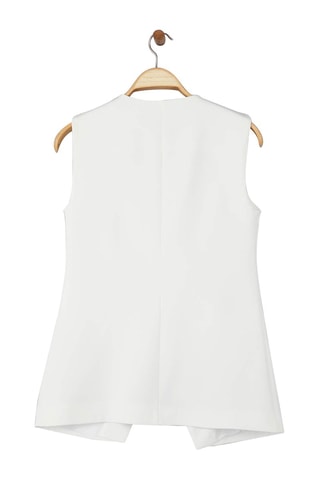 Gilet de costume regular - Blanc