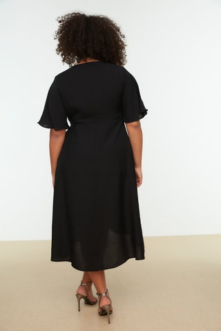 Robe portefeuille - Noir