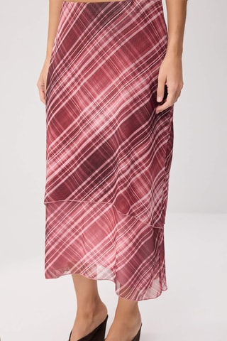 Jupe midi - Rose