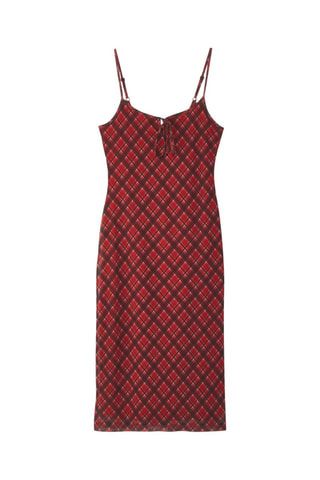 Robe midi - Rouge