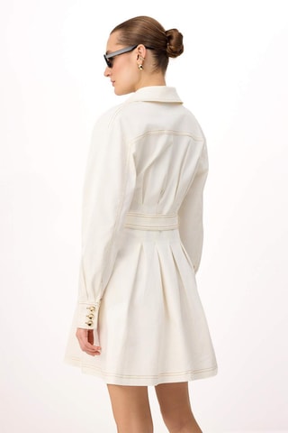 Robe chemise - Blanc