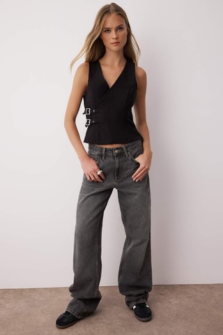 Blouse sans manches - Noir