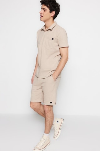 Polo et short regular - Beige