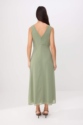 Robe midi - Vert