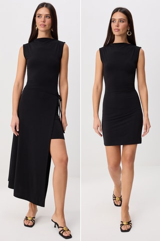 Robe droite - Noir