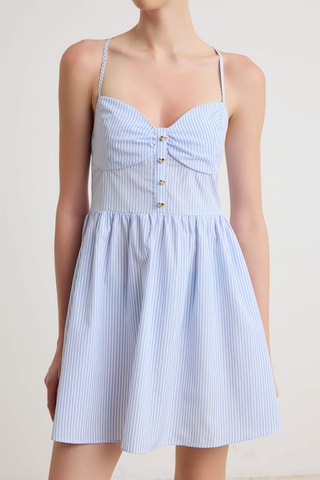 Vestido estilo patinadora - Azul