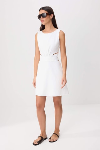 Robe trapèze - Blanc