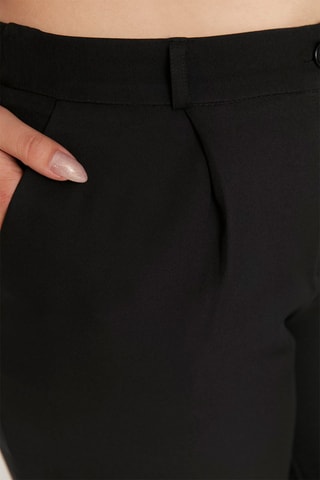 Calças wide legs - Preto - Preto