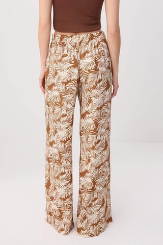 Pantalon wide legs - Marron