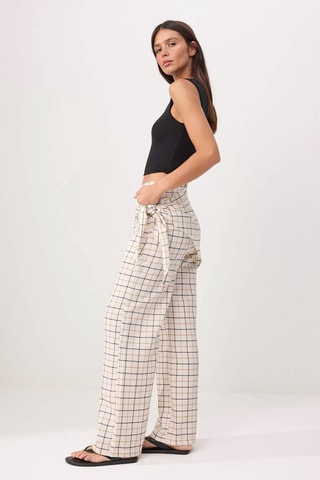 Pantalon wide legs - Blanc