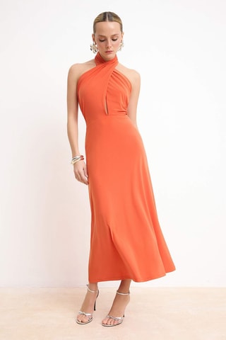 Robe midi - Orange