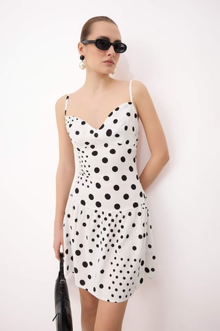 Robe patineuse - Noir et blanc