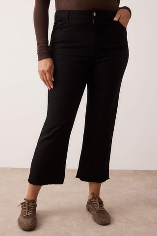 Jean taille haute - Noir