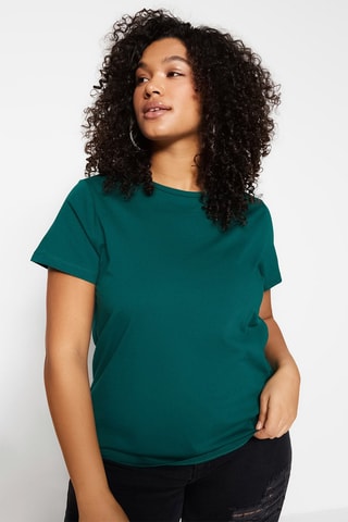 T-shirt regular - Vert