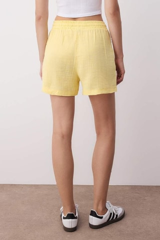 Short taille haute - Jaune