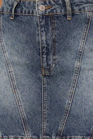 Minijupe en jean - Bleu