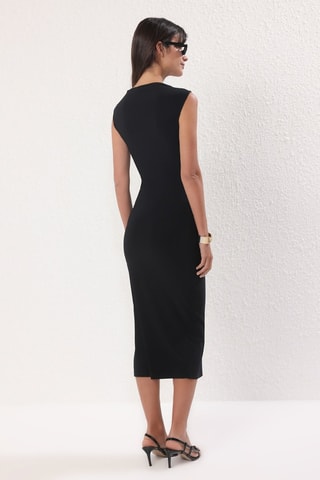 Robe fourreau - Noir
