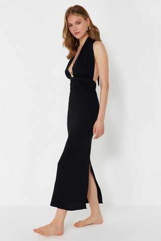 Robe de plage - Noir
