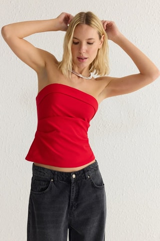 Top bustier - Beige