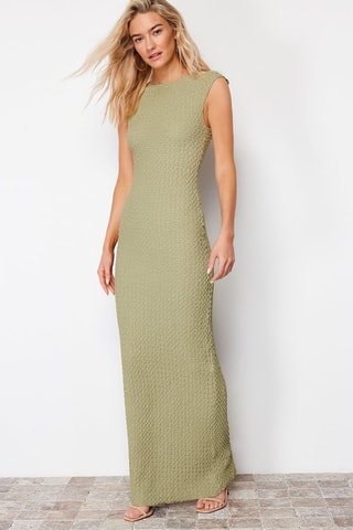 Robe longue - Vert