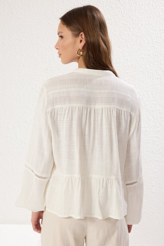 Chemisier oversize - Blanc