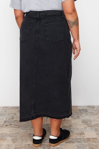 Jupe en jean - Noir