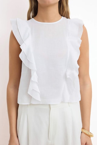 Top - Blanc