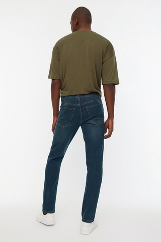 Calças de ganga skinny - Azul-índigo - Azul