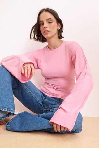 Top - Cru - Rosa