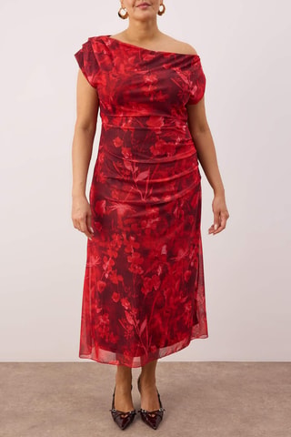 Robe longue sans manches - Rouge