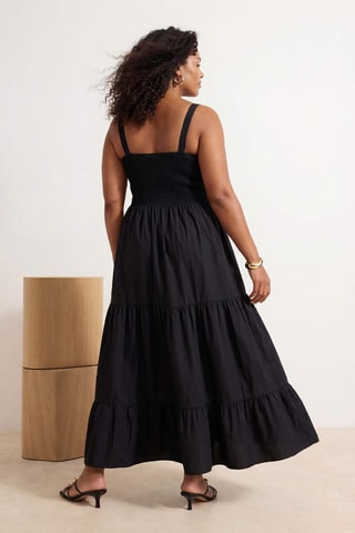 Robe longue sans manches - Noir
