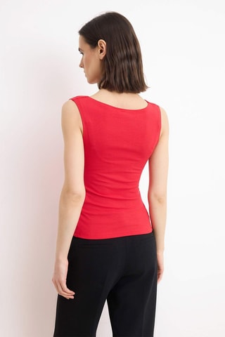 Top - Preto - Vermelho
