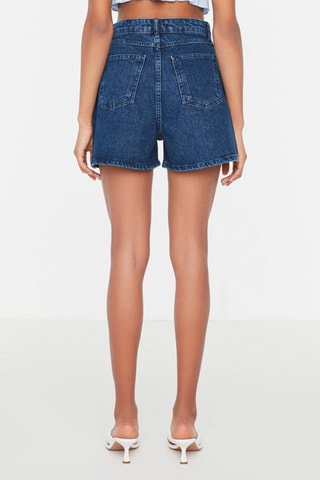 Short en jean - Bleu