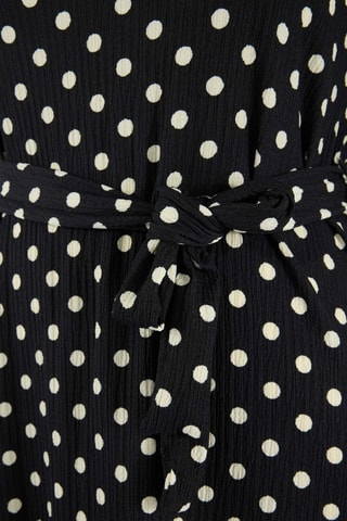 Robe midi sans manches - Bleu, jaune et rouge