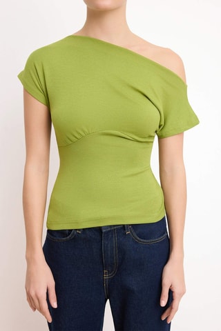 Top - Preto - Verde