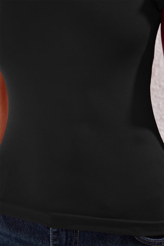 Top assimétrico - Vermelho - Preto