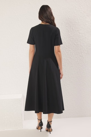 Robe midi - Noir