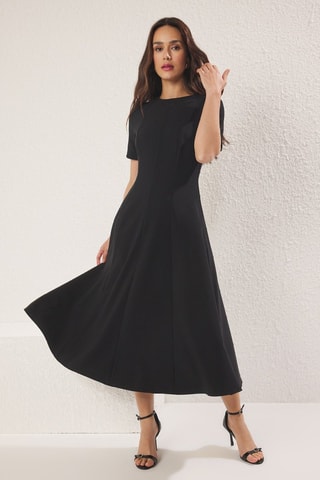 Robe midi - Noir