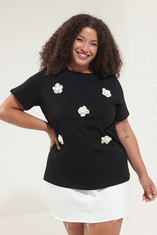 T-shirt regular - Noir