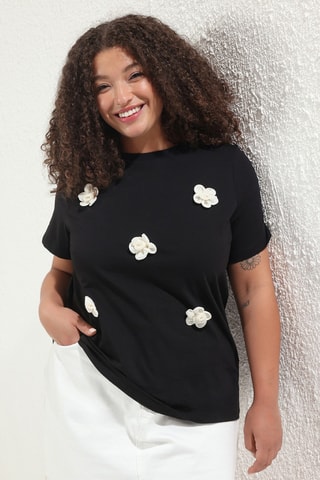 T-shirt regular - Noir
