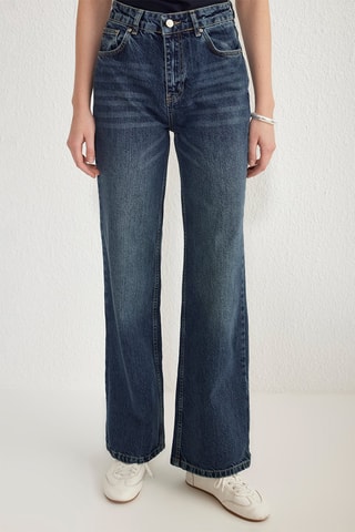 Jean wide legs - Bleu