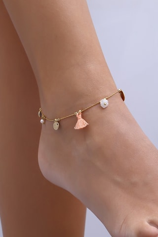 Bracelet de cheville - Laiton plaqué or