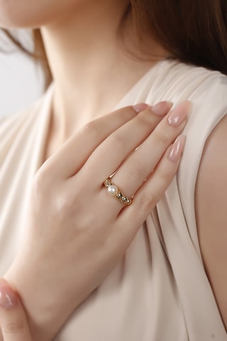Bague - Plaqué or jaune