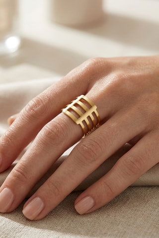 Bague - Plaqué or jaune