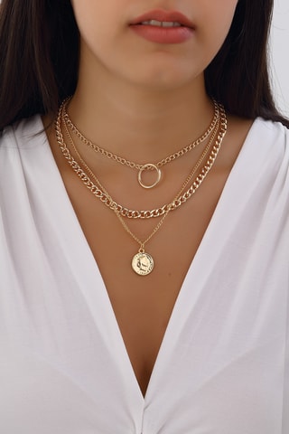 Collier doré à l'or fin