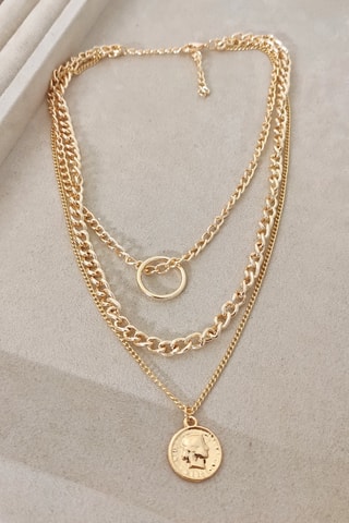 Collier doré à l'or fin